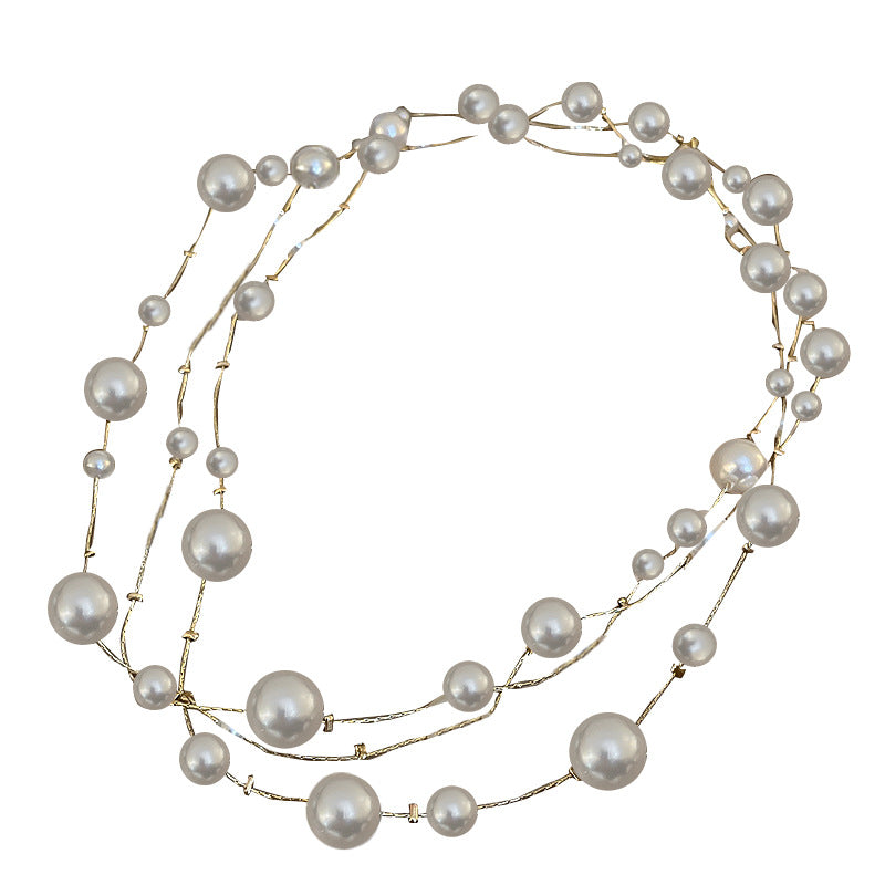 Temperament, Court Style, Minority Design, Collarbone Chain, Delicate And Gentle Sweater Chain