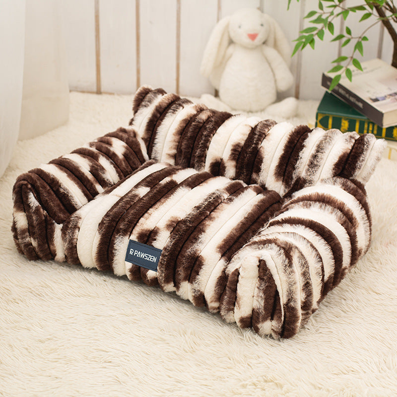 Large Pet Sofa Bed Plush Pet Bed