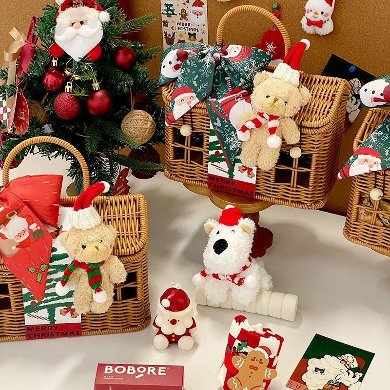 Practical Portable Basket Empty Box Christmas Eve Gift Box