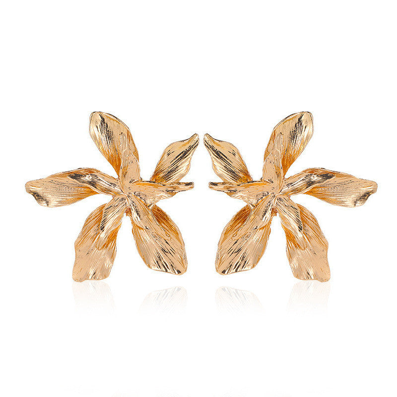 Fashion European And American Style Floral Ladies Earrings