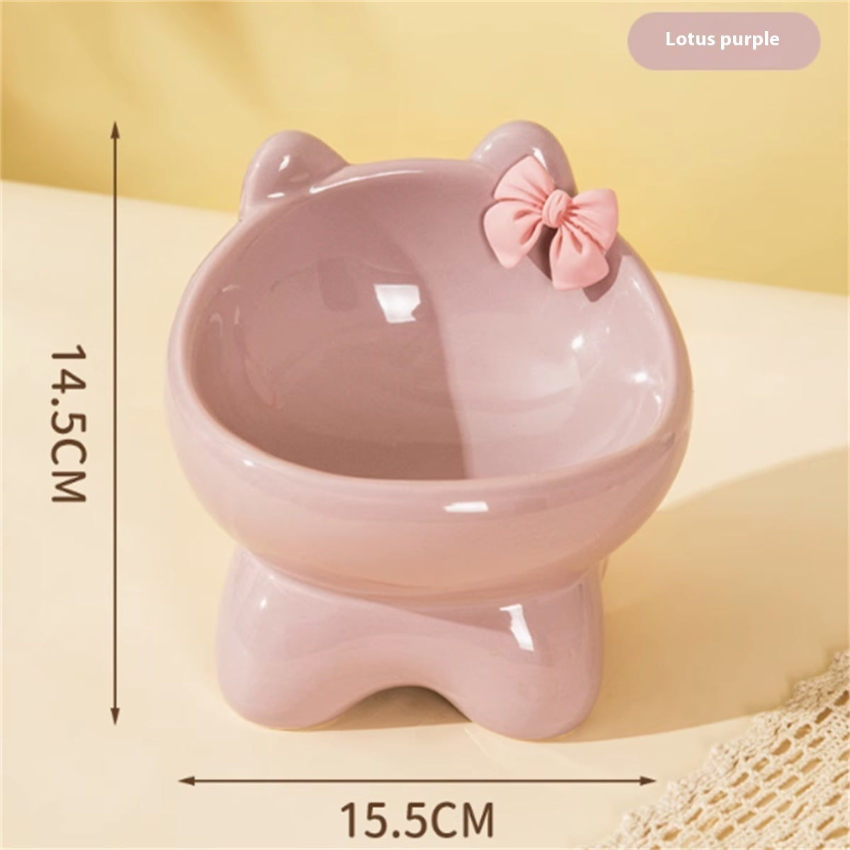 Protect The Cervical Vertebrae, Not Easy To Tip Over, And Prevent Black Chin Pet Bowl