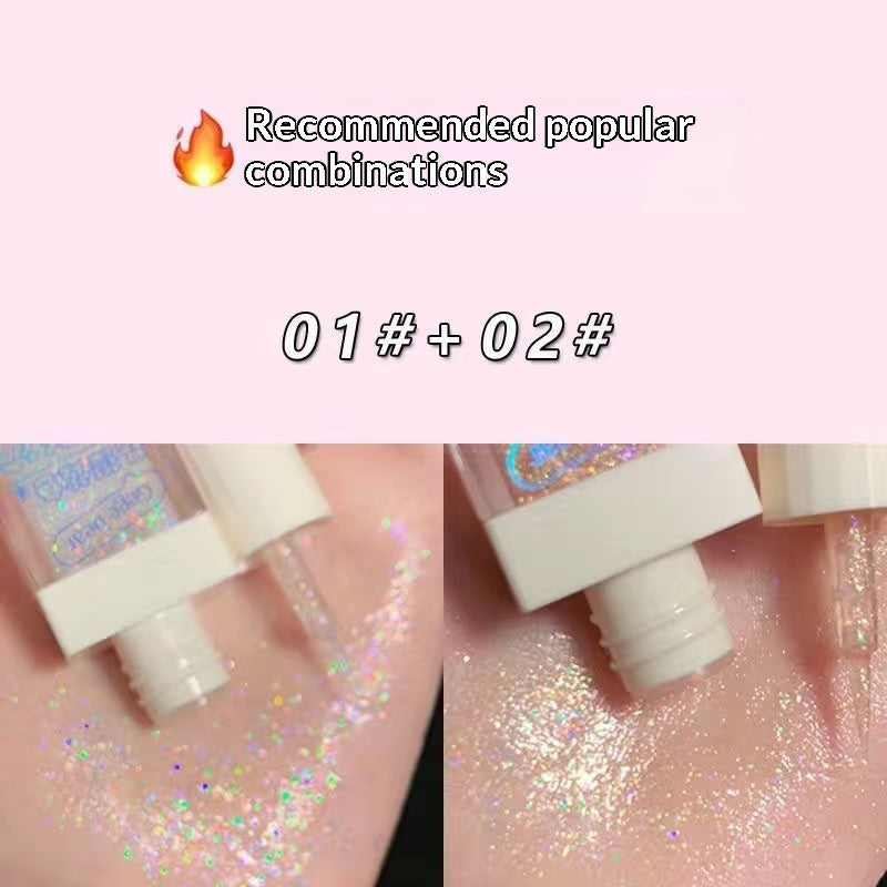 Little Bear Liquid Eyeshadow With Little Bear Glitter And Shimmer Powder