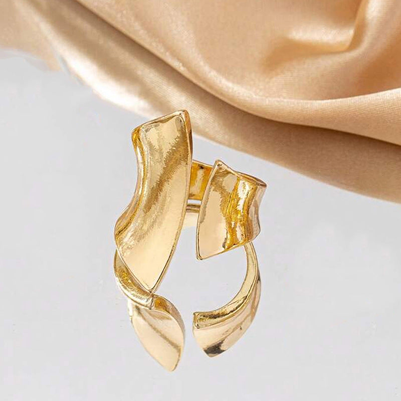 Simple Minimalist Round Open-ring Geometric Design Perfect For Womens Everyday Wear