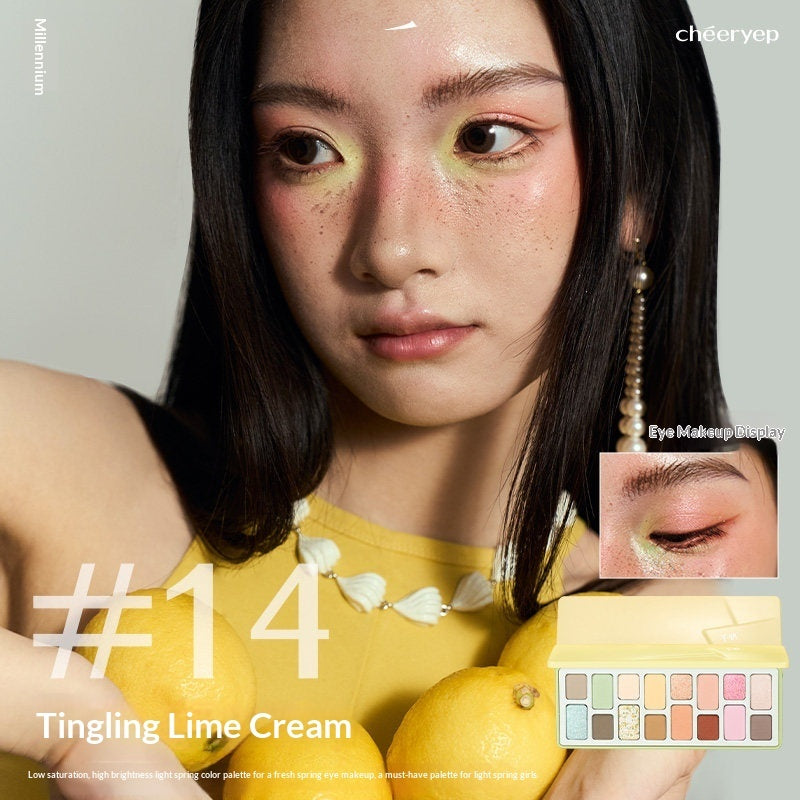Original Qianyan (Douyin Make up) 16-colors Eyeshadow Palette Matte And Shimmer Finishes For Cosplay