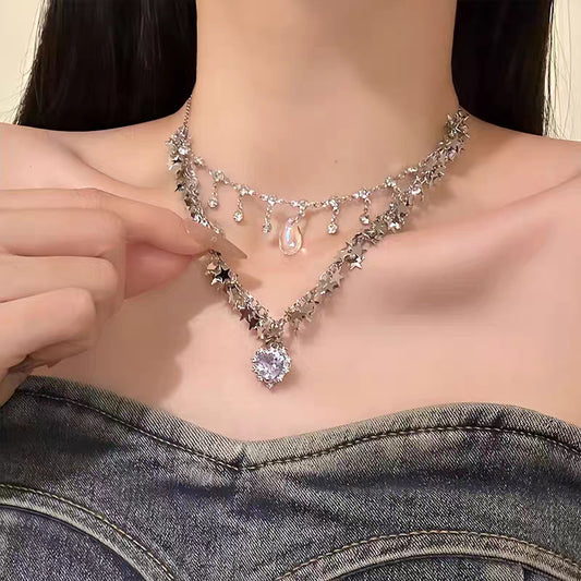 Stylish Personalized Multi-layer Necklace With A Designer-inspired Layered Look