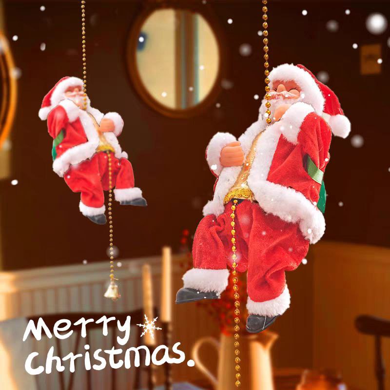 Santa Claus Climb Doll Toys Decorations