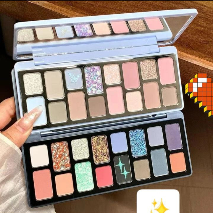 Original Qianyan (Douyin Make up) 16-colors Eyeshadow Palette Matte And Shimmer Finishes For Cosplay