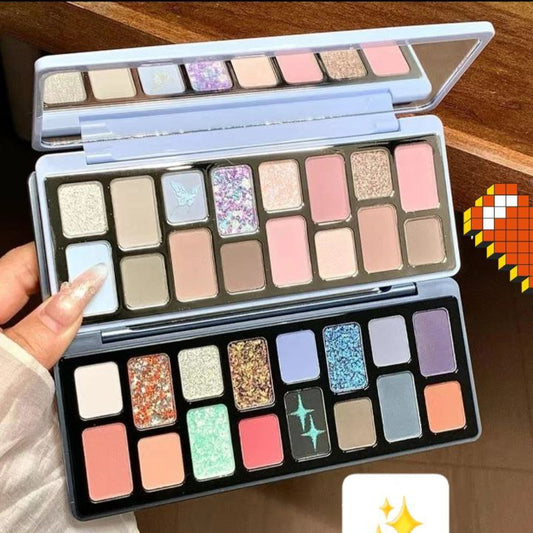Original Qianyan (Douyin Make up) 16-colors Eyeshadow Palette Matte And Shimmer Finishes For Cosplay